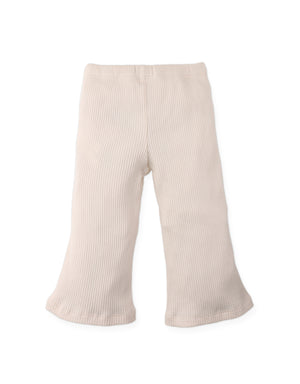 Baby Maisie Leggings With Bootcut Ribbing fabric and fit detail