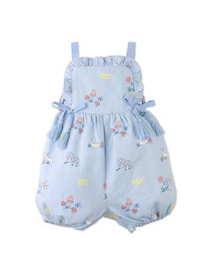 Baby Harvey All- Over Print Bubble Playsuit with Ribbon Ties product photo