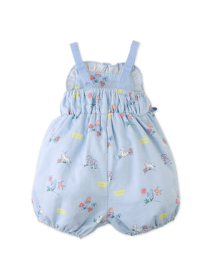 Baby Harvey All- Over Print Bubble Playsuit with Ribbon Ties outfit styling