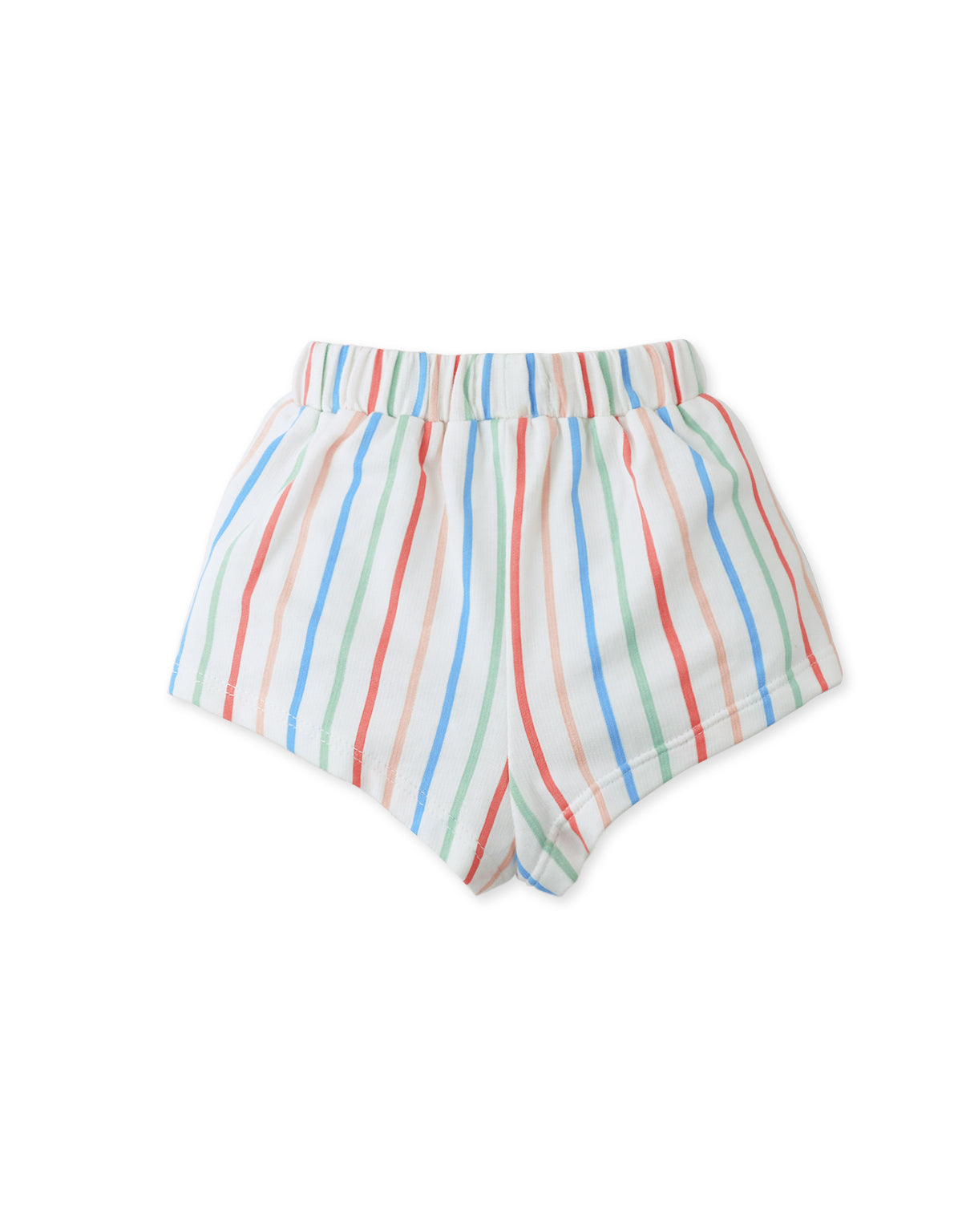 BABY GIRLS HAILEY SHORTS RAINBOW STRIPES WITH RUFFLES