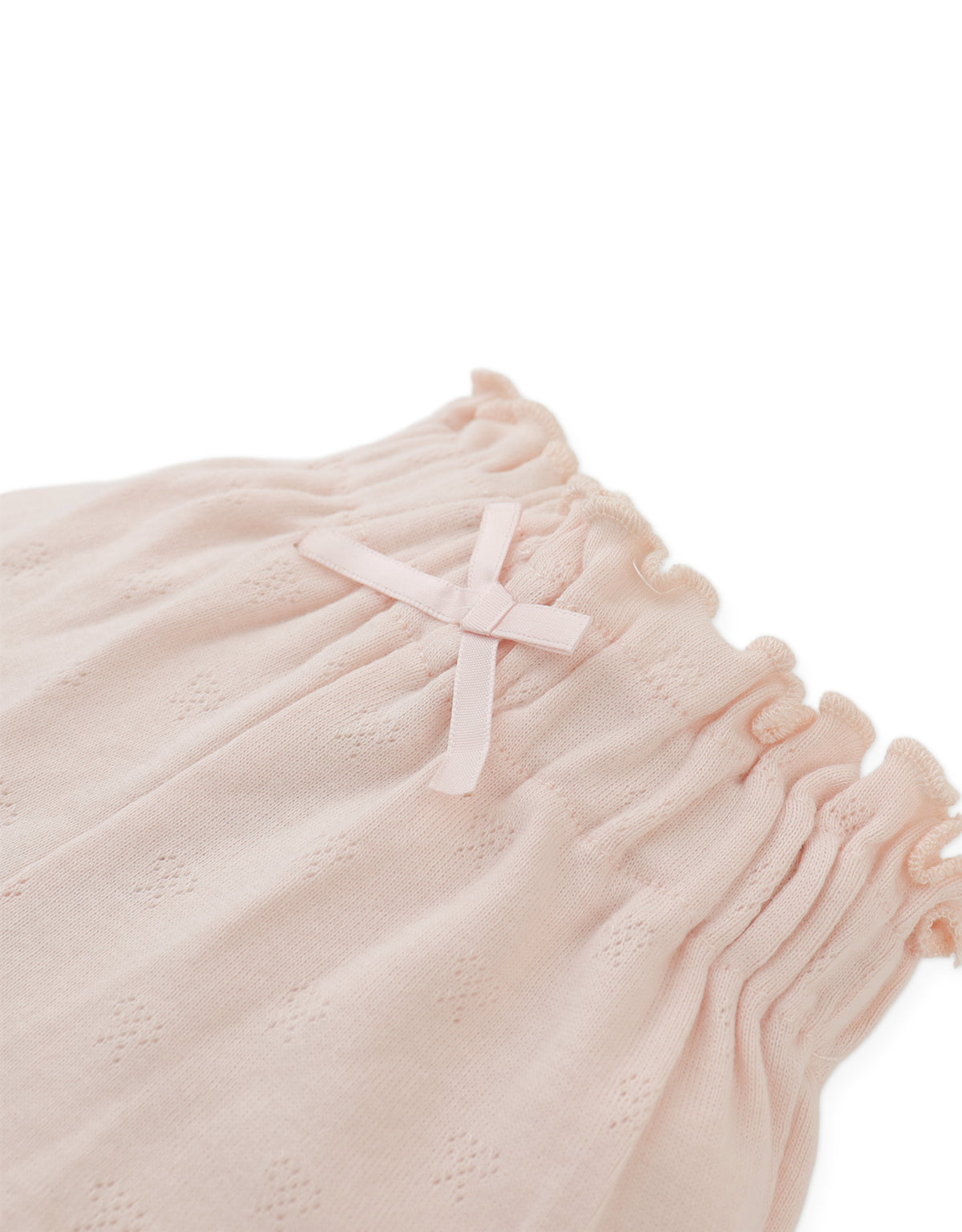 Baby Faye Shorts With Waistband And Bow Applique style detail