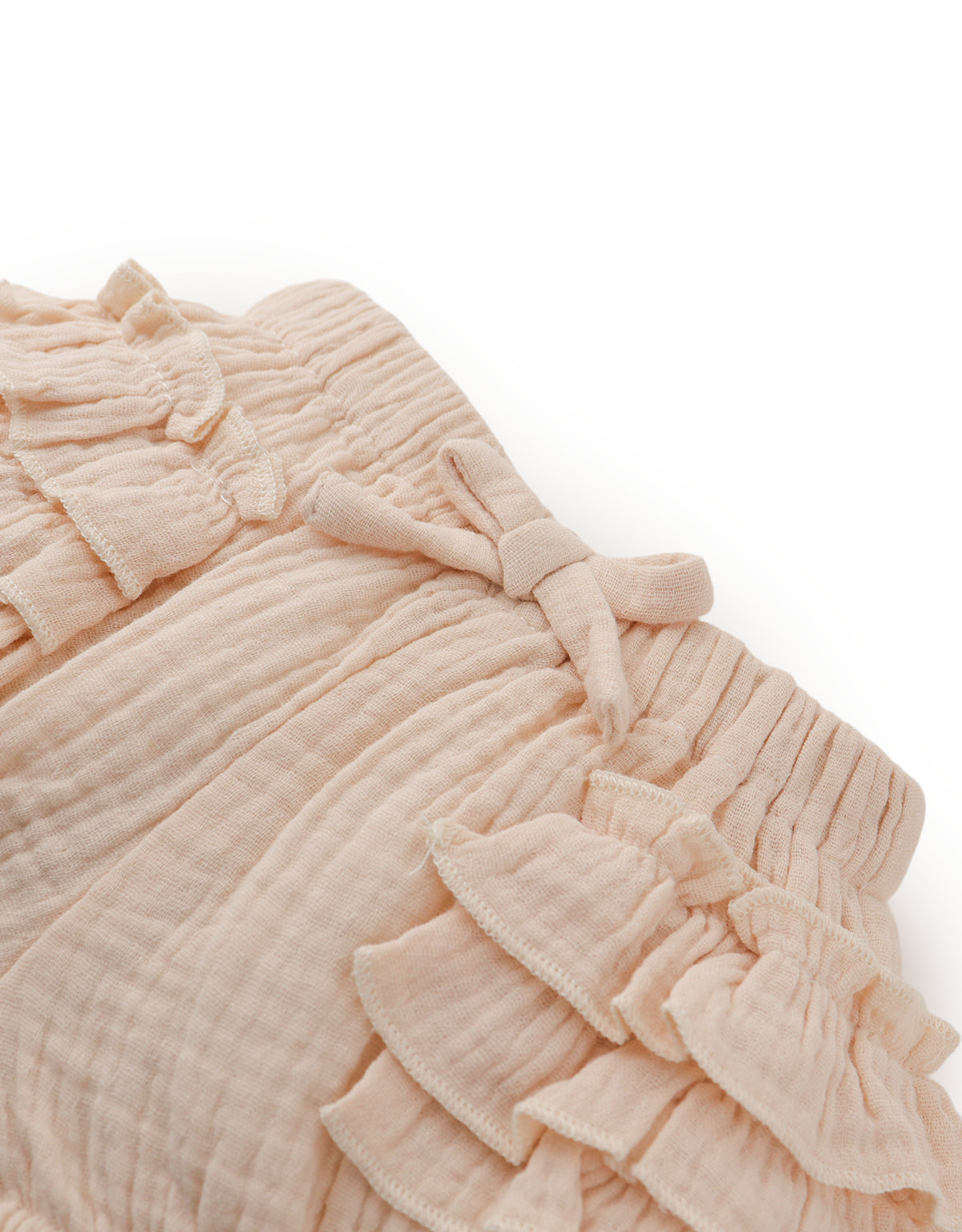 BABY TRACY BLOOMERS WITH RUFFLES AND BOW