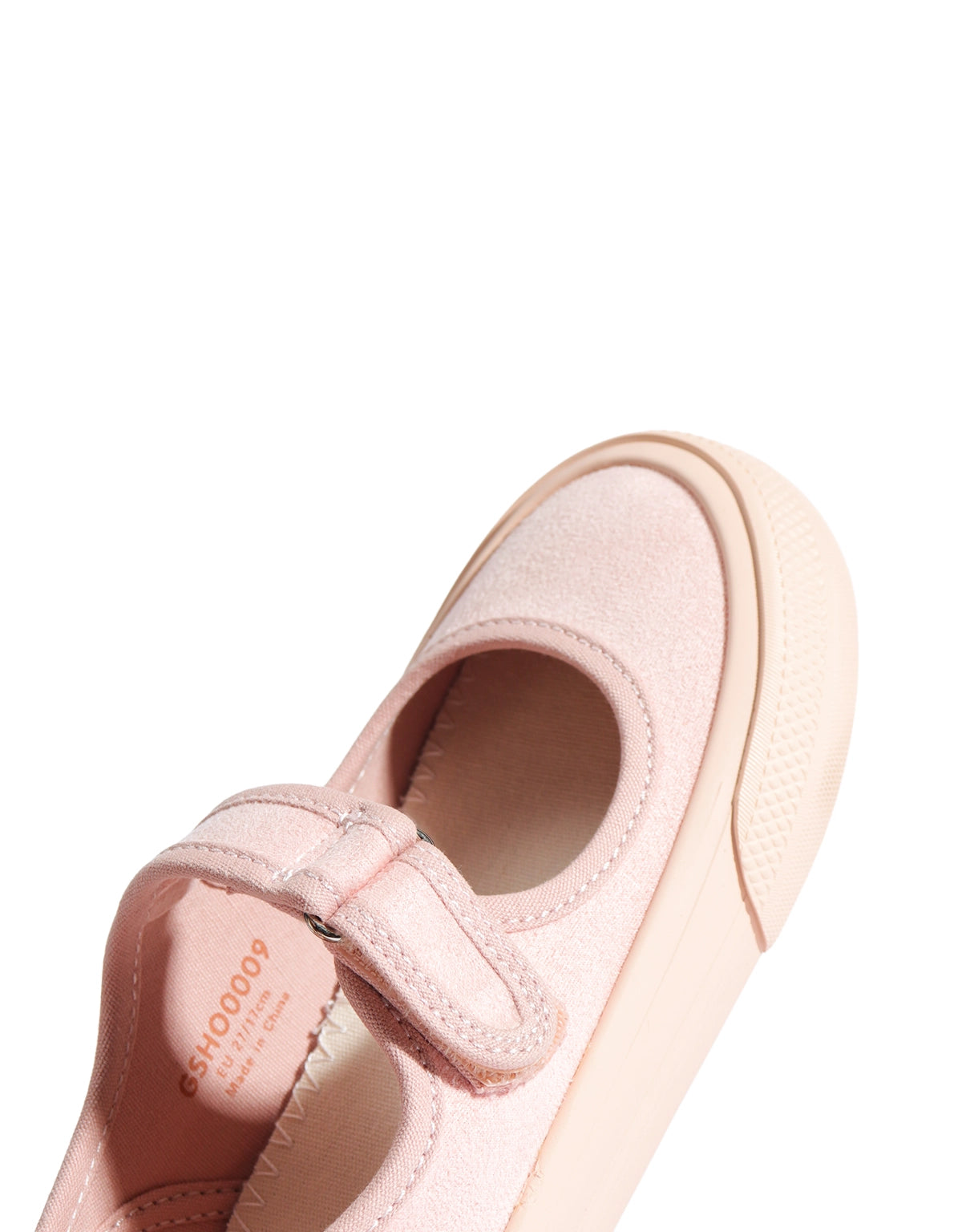 Mary Jane Suede Sneakers close-up detail