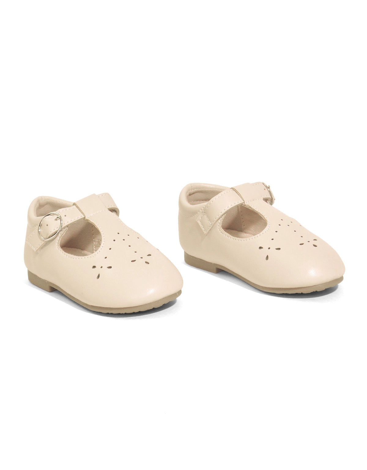 BABY MARYJANE WITH FLORAL DIECUT DETAILS