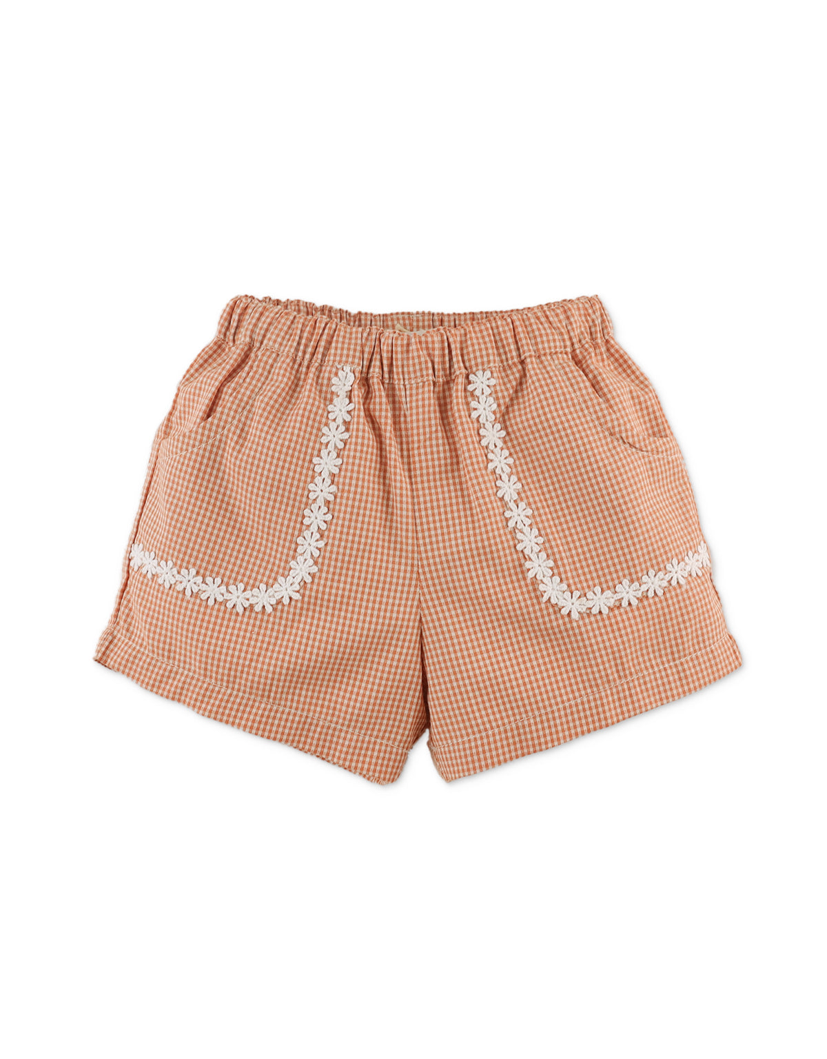 BABY GIRLS NERY SHORTS SET WITH DAISY LACE TRIMS