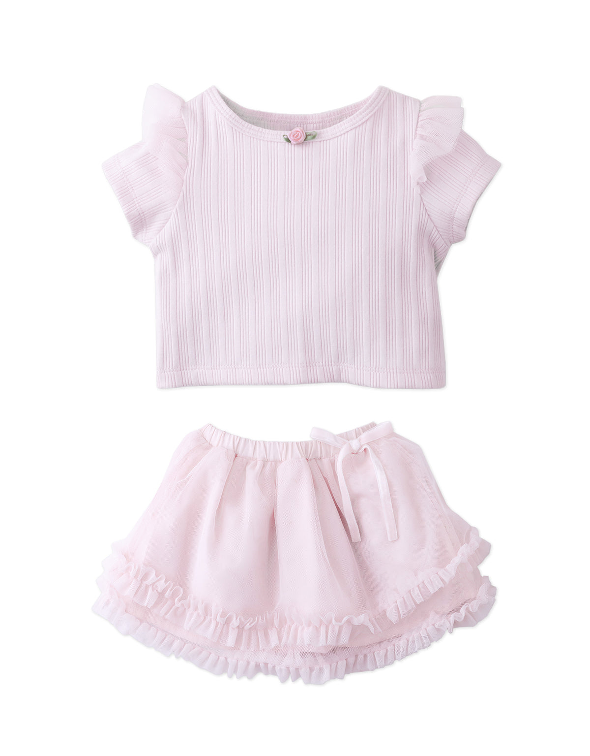 BABY GIRLS LARA TEE AND LARA SKIRT SET