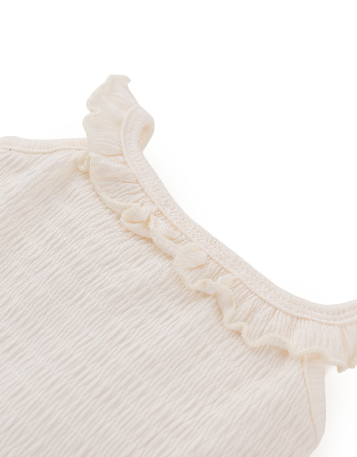 BABY TERESA SMOCKED TOP WITH RUFFLES