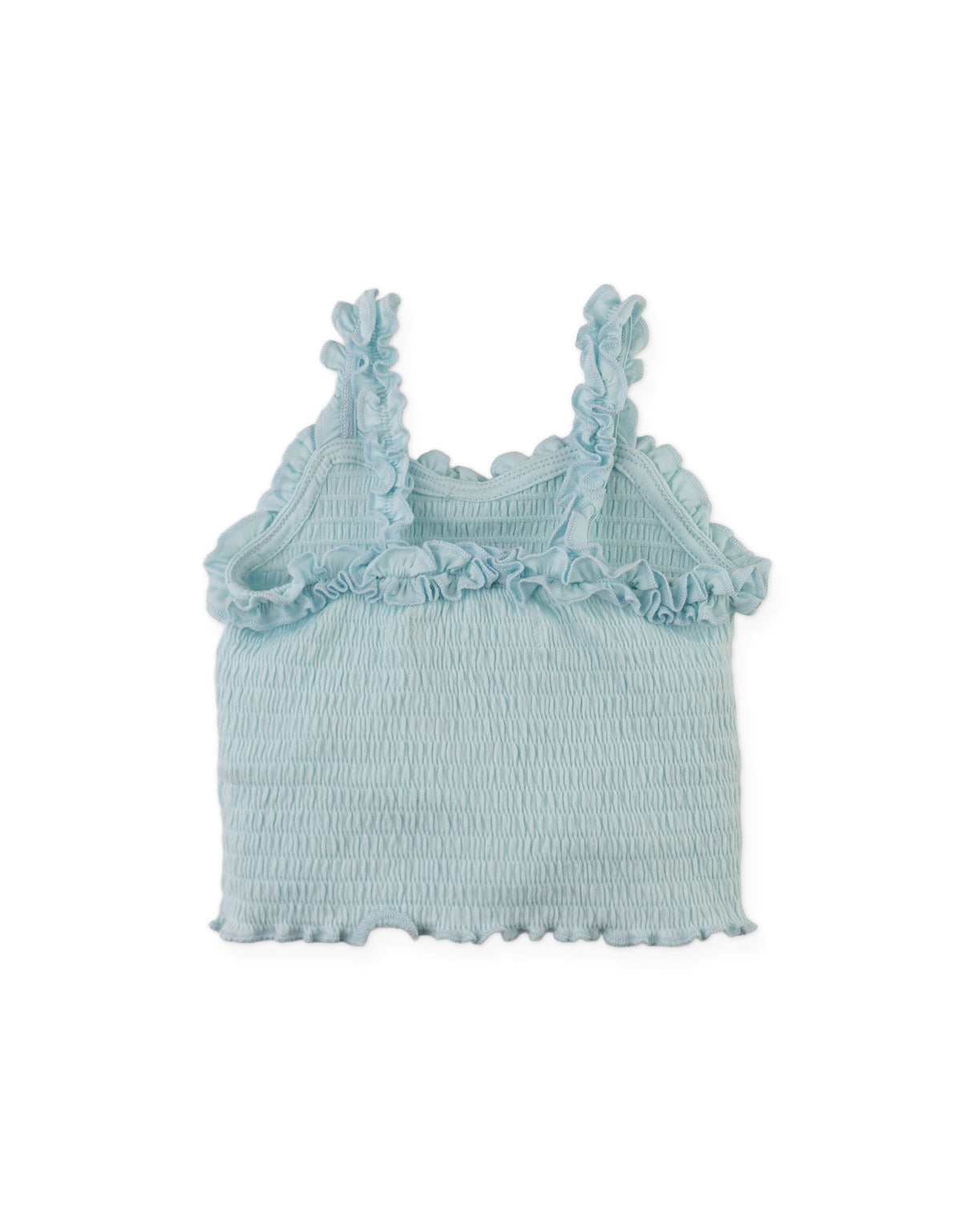 Baby Gigi Fully Smocked Tank Top With Set-In Ruffles outfit styling