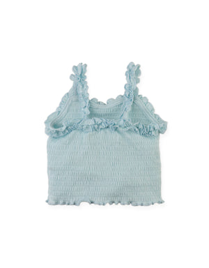Baby Gigi Fully Smocked Tank Top With Set-In Ruffles outfit styling