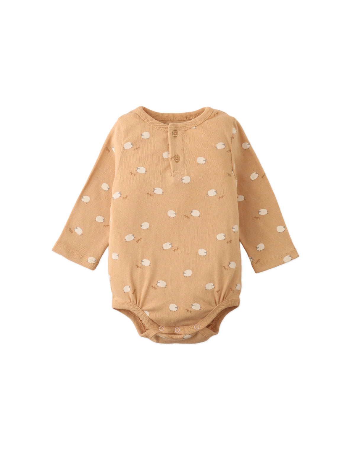 BABY JOMARI 2-PIECE HENLEY ONESIE SET