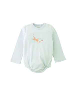 Baby Angelo 3-Piece Round-Neck Onesie Set close-up detail