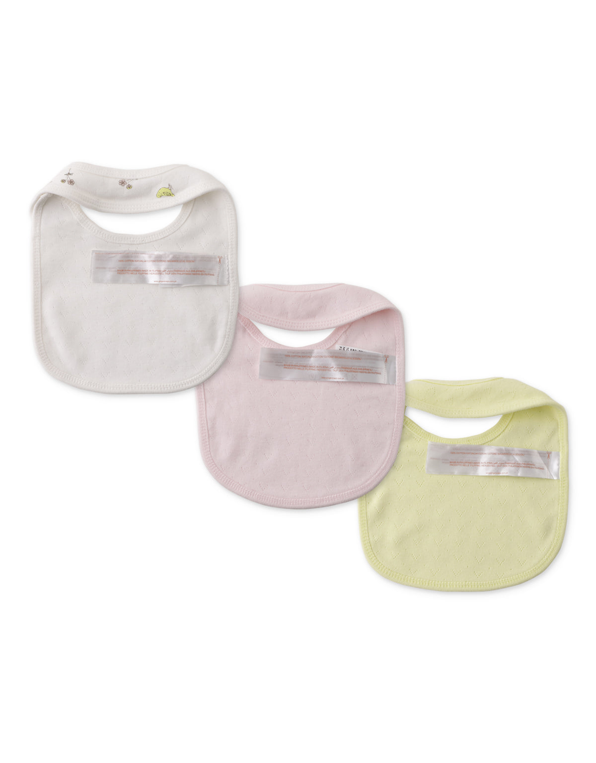 3-PC BIRD PRINT BIB SET