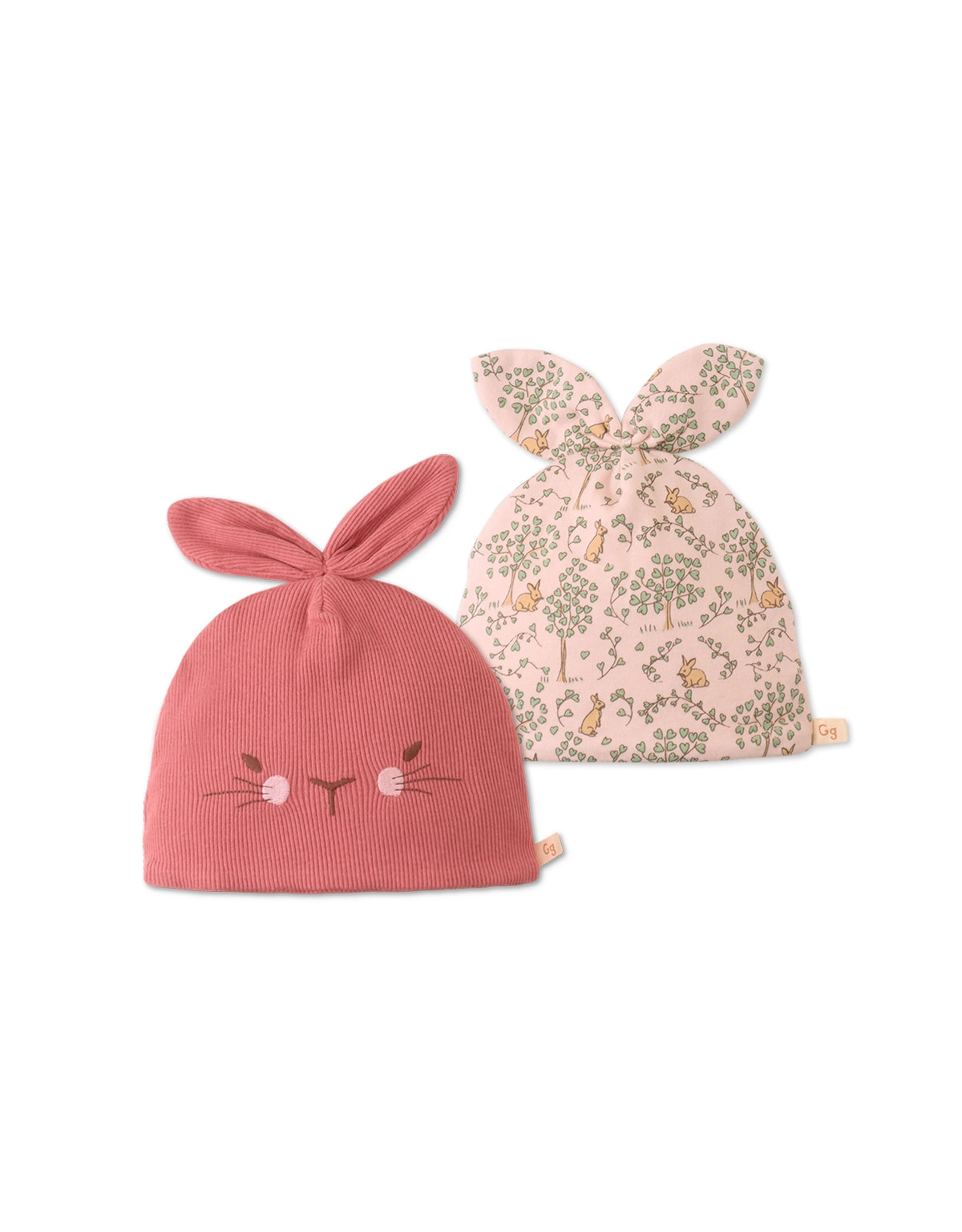 BABY RUMI 2-PIECE BUNNY BONNET SET