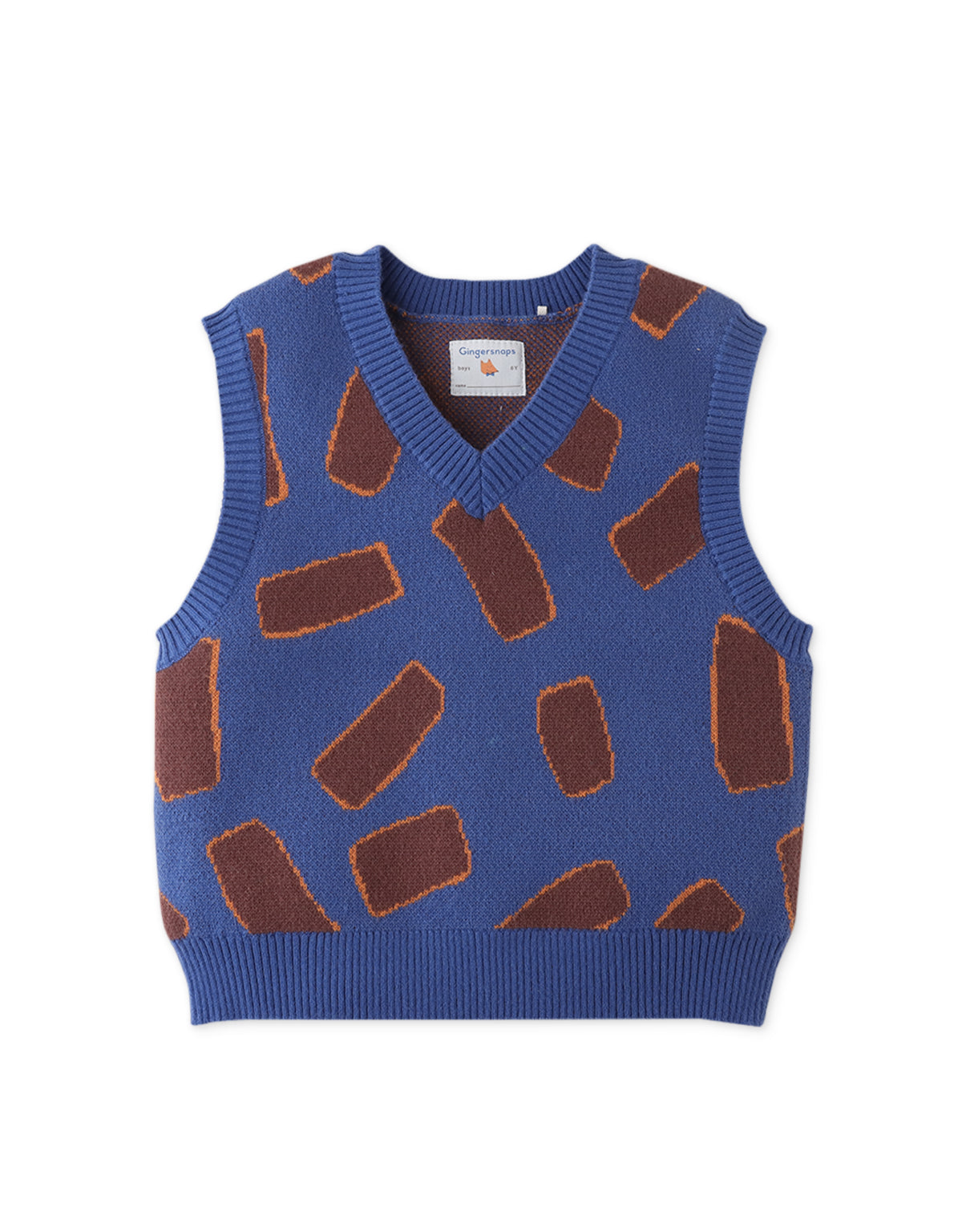 BOYS LASAGNE INTARSIA VEST