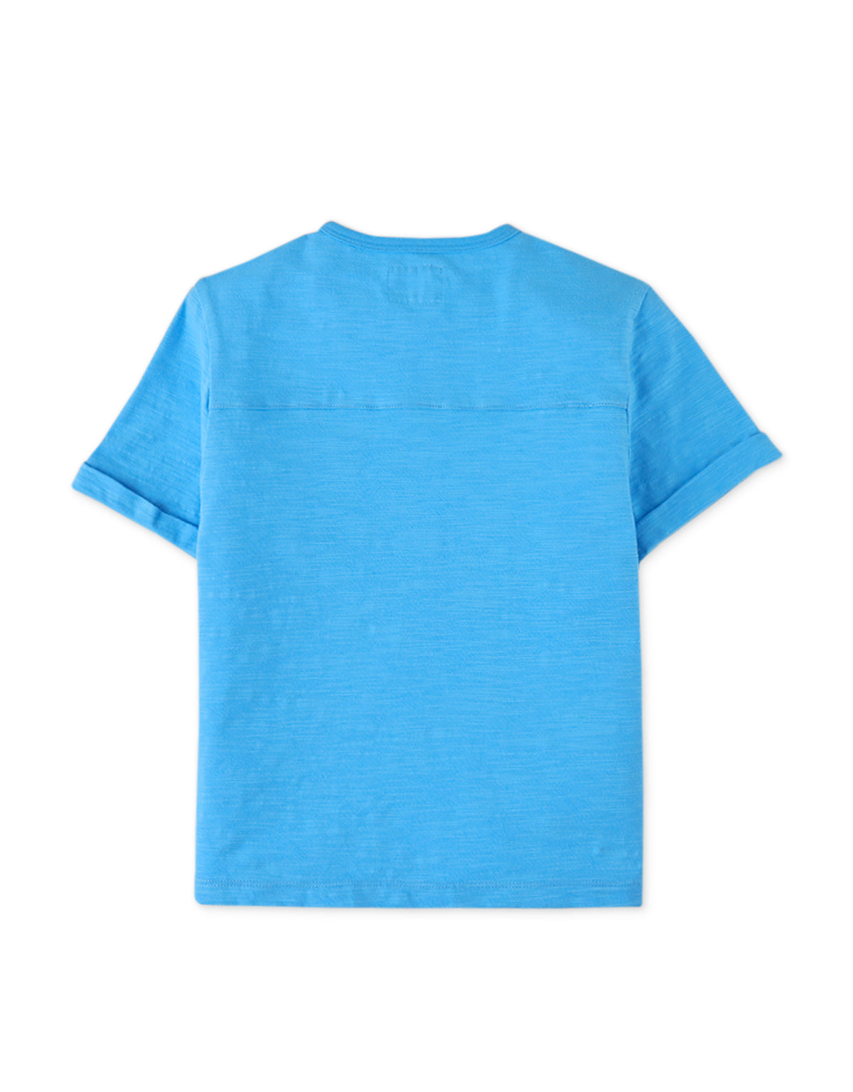 BOYS SOLID COLOR HENLEY TEE