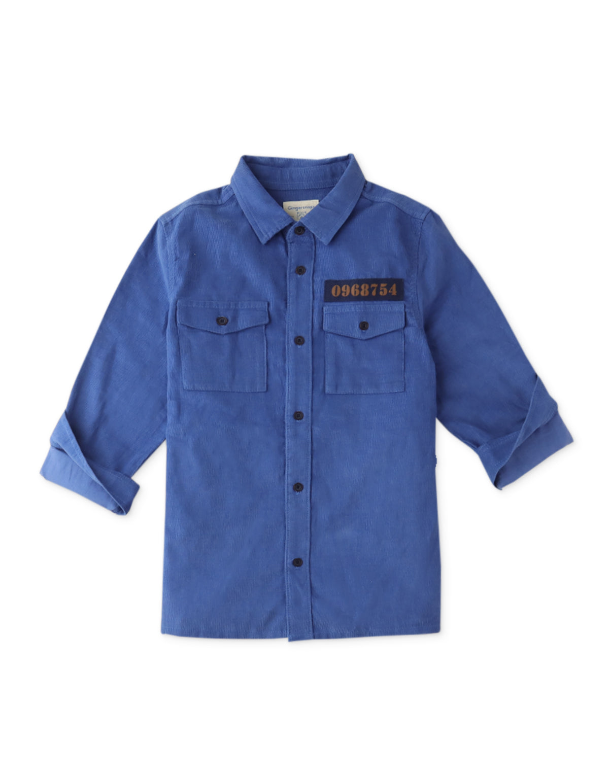 BOYS CORDUROY POCKET SHIRT