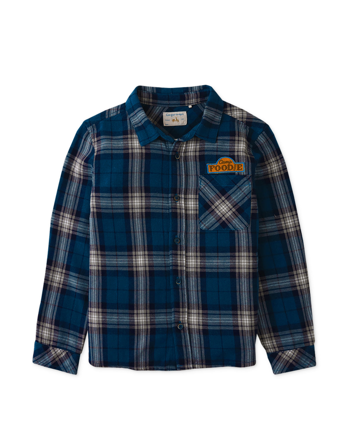 BOYS PLAID LONG SLEEVES SHIRT