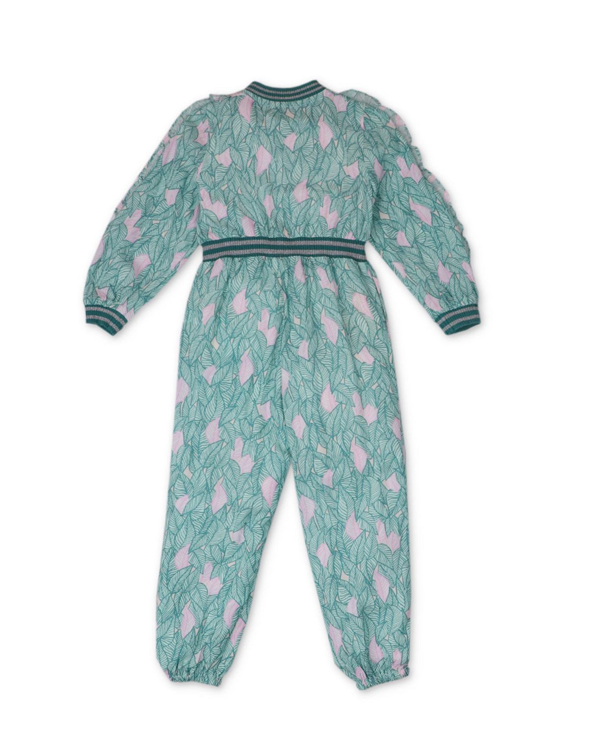 GIRLS PRINTED TRACK JUMPSUIT