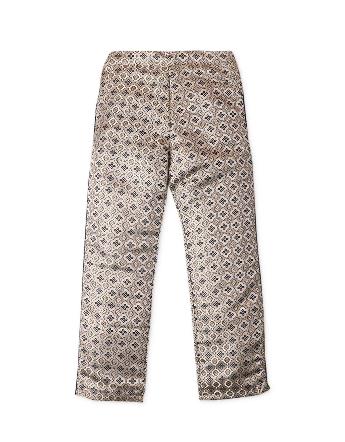 GIRLS JACQUARD PANTS WITH SIDE TRIM