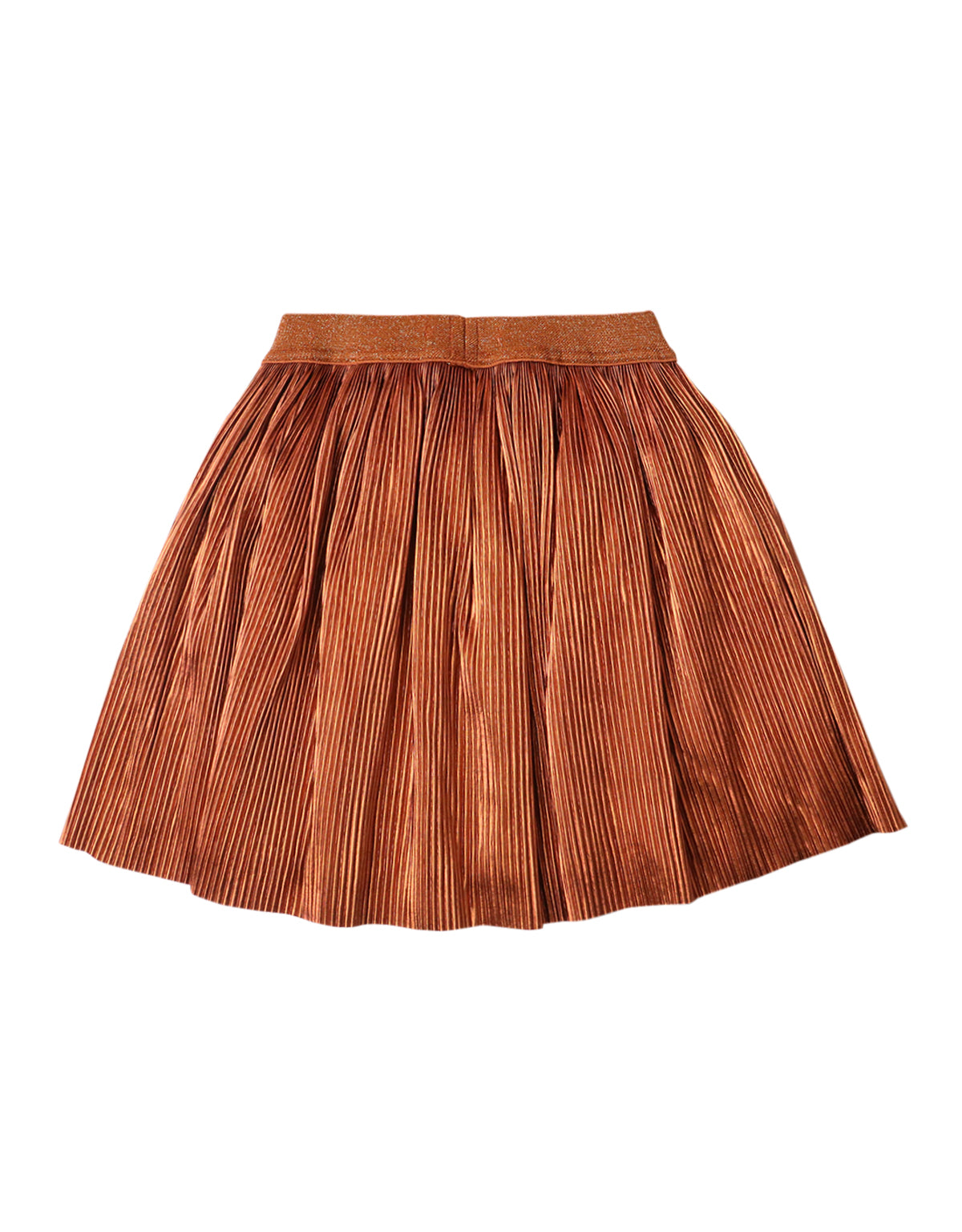 GIRLS ELECTRIC PLEATED METALLIC SKIRT