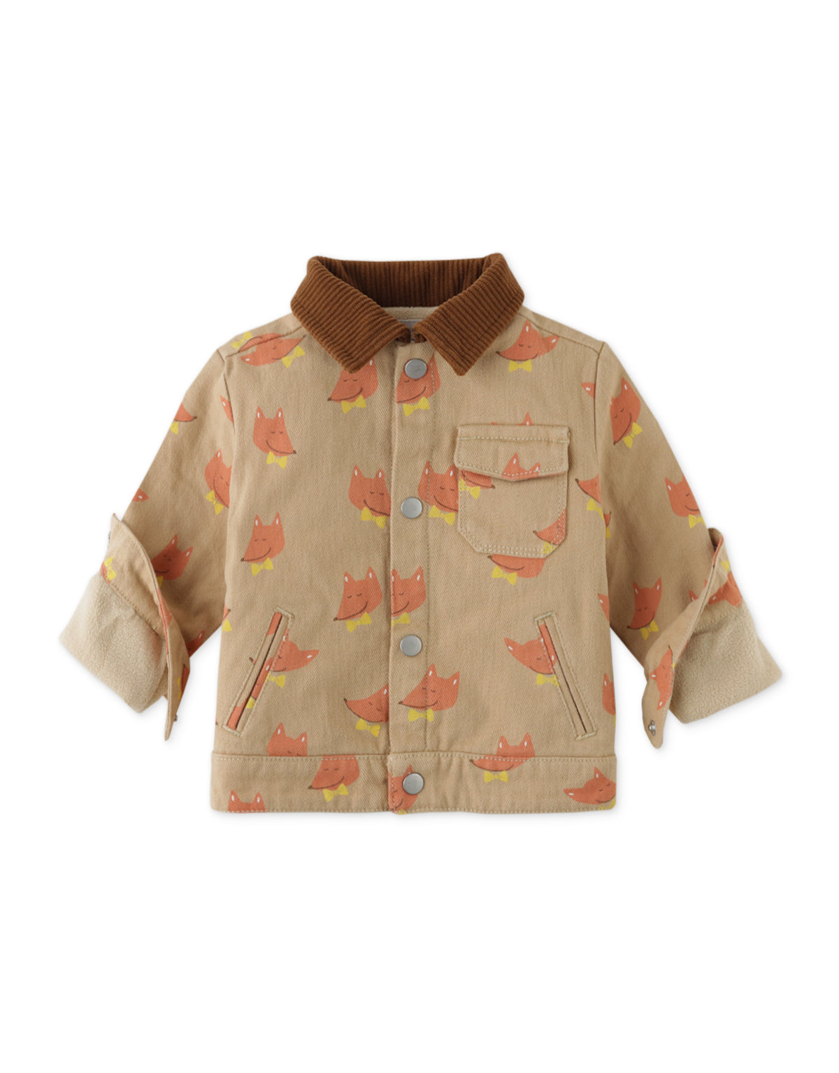 BABY BOYS FOX ALL OVER PRINT JACKET