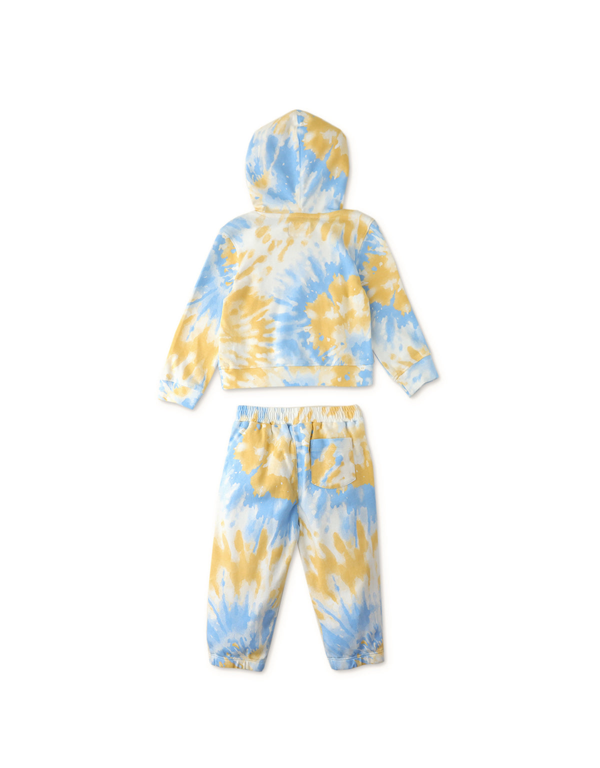 BABY BOYS TIE DYE HOODIE TRACKSUIT SET