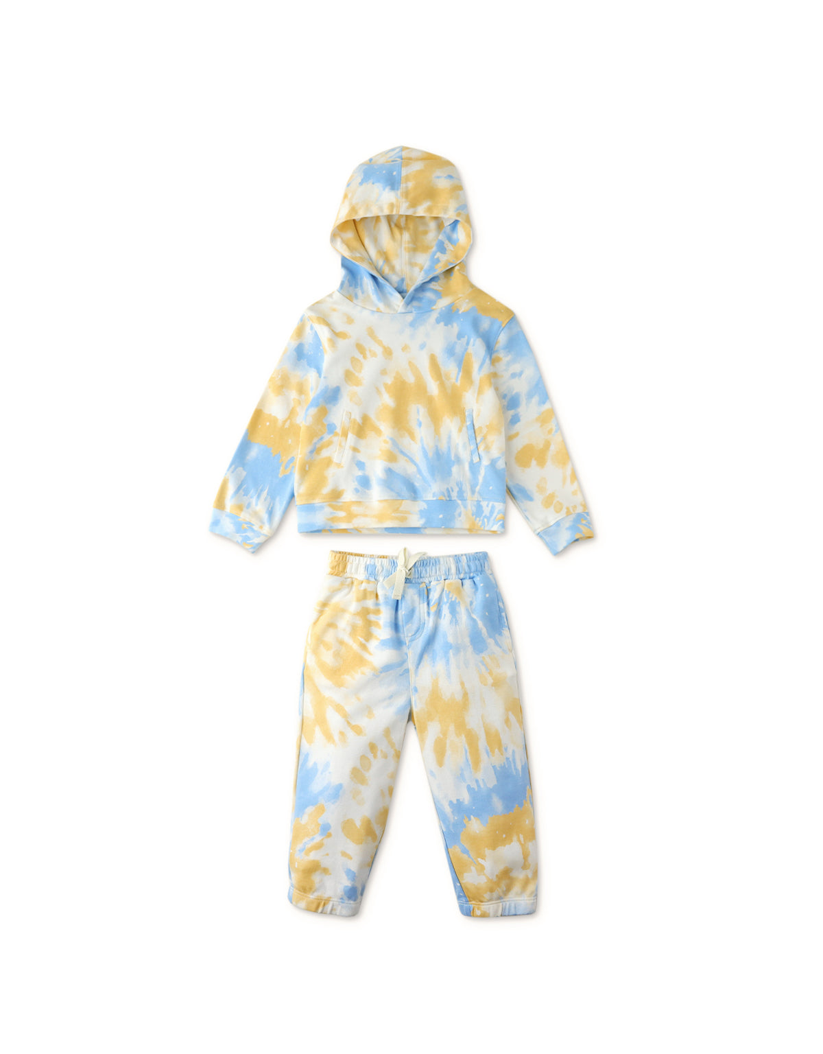 BABY BOYS TIE DYE HOODIE TRACKSUIT SET