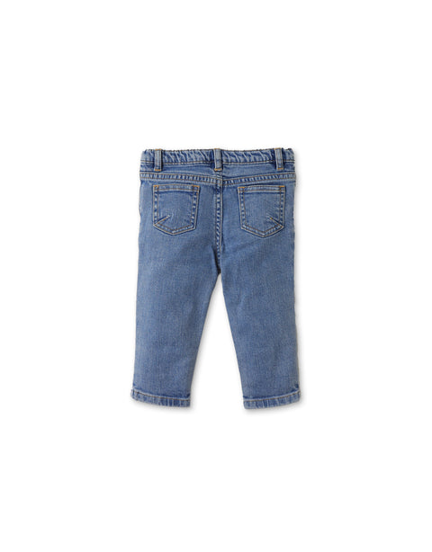 BABY BOYS PATCHWORK JEANS