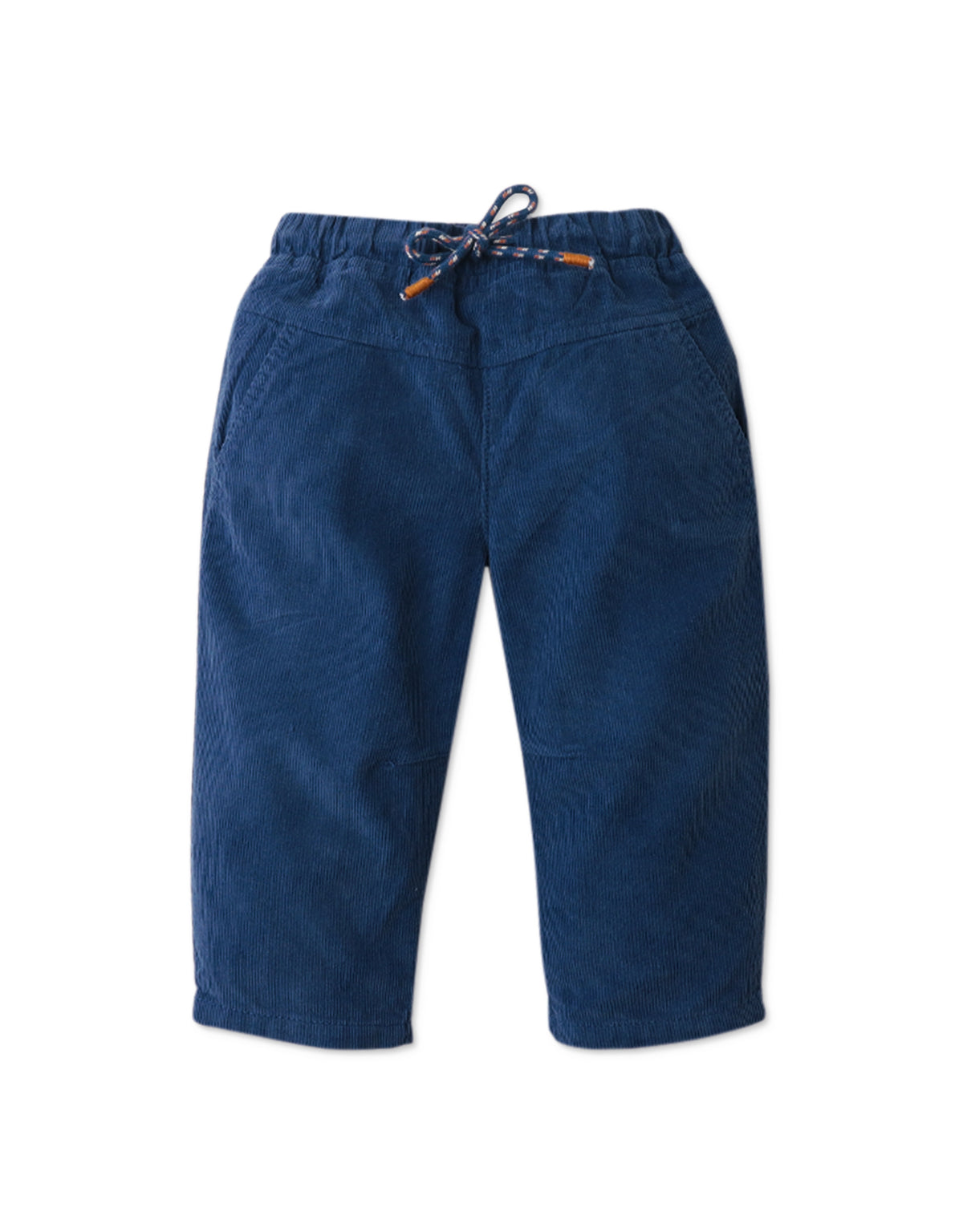 BABY BOYS LOW CROTCH CORD PANTS WITH DRAWSTRING