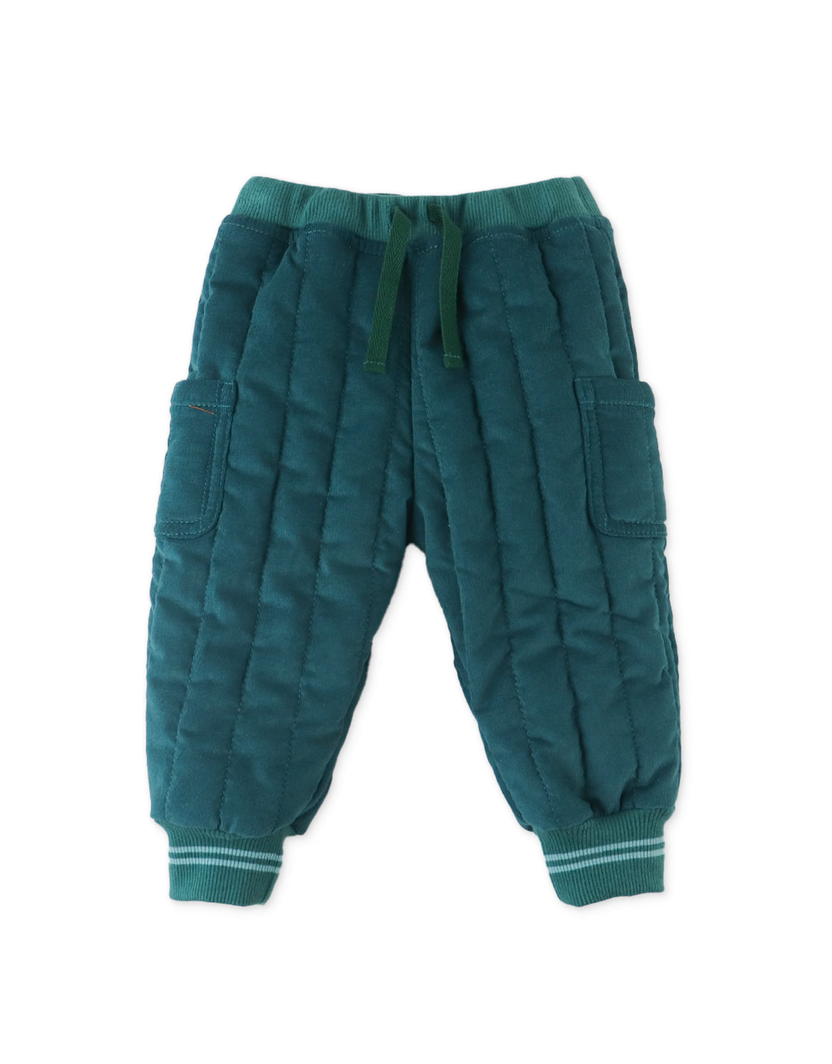 BABY BOYS FINE CORDS QUILTED JOGGERS