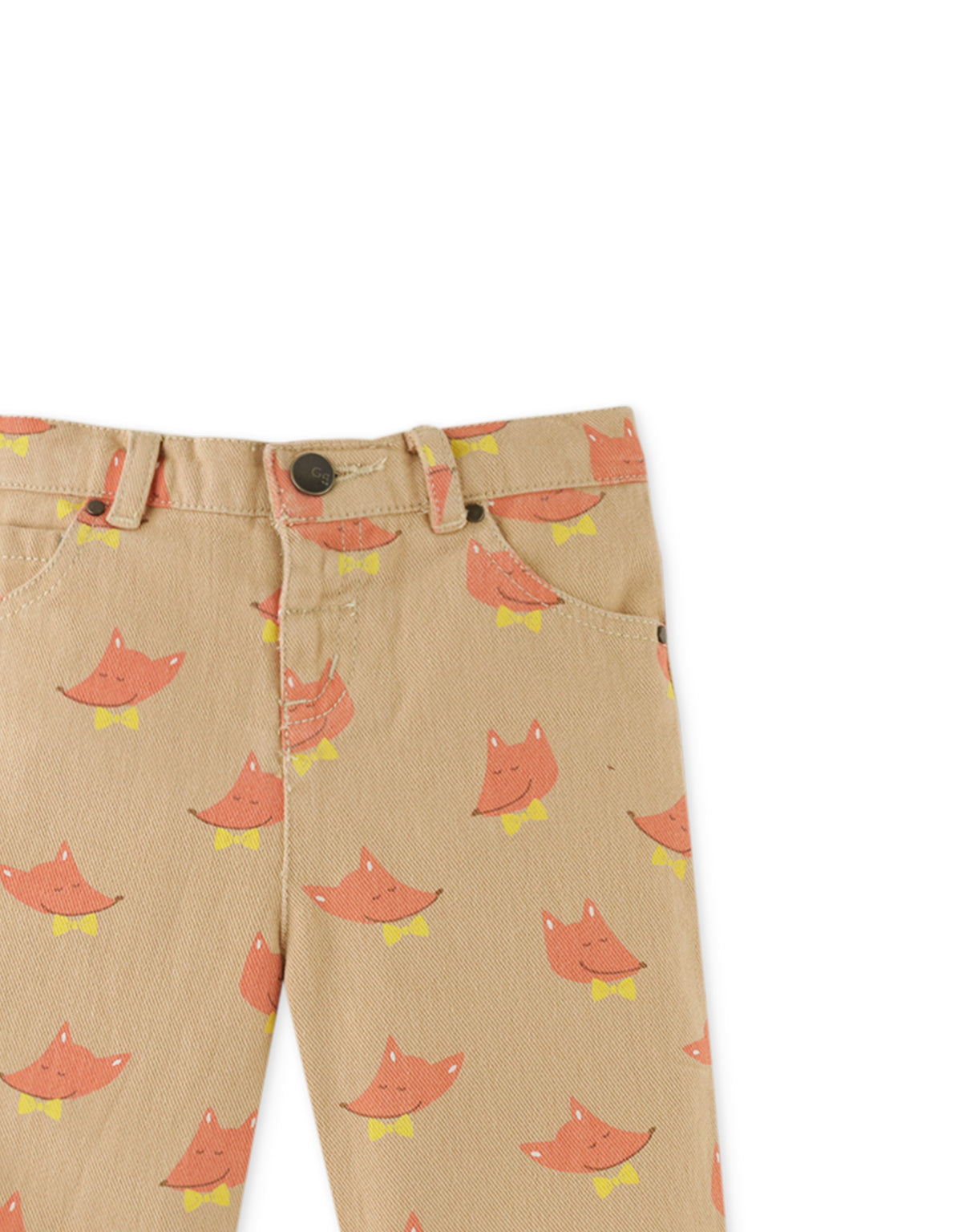 BABY BOYS FOX ALL OVER PRINT PANTS