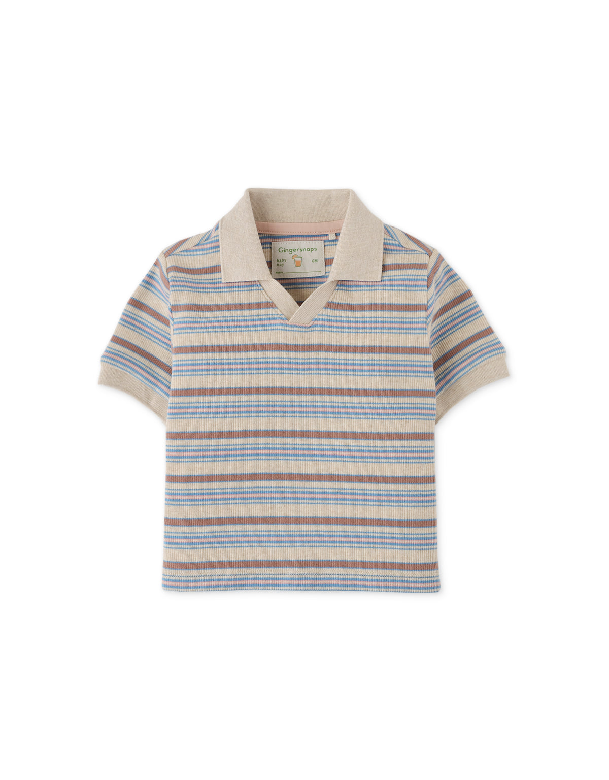 BABY BOYS RETRO STRIPES POLO SHIRT