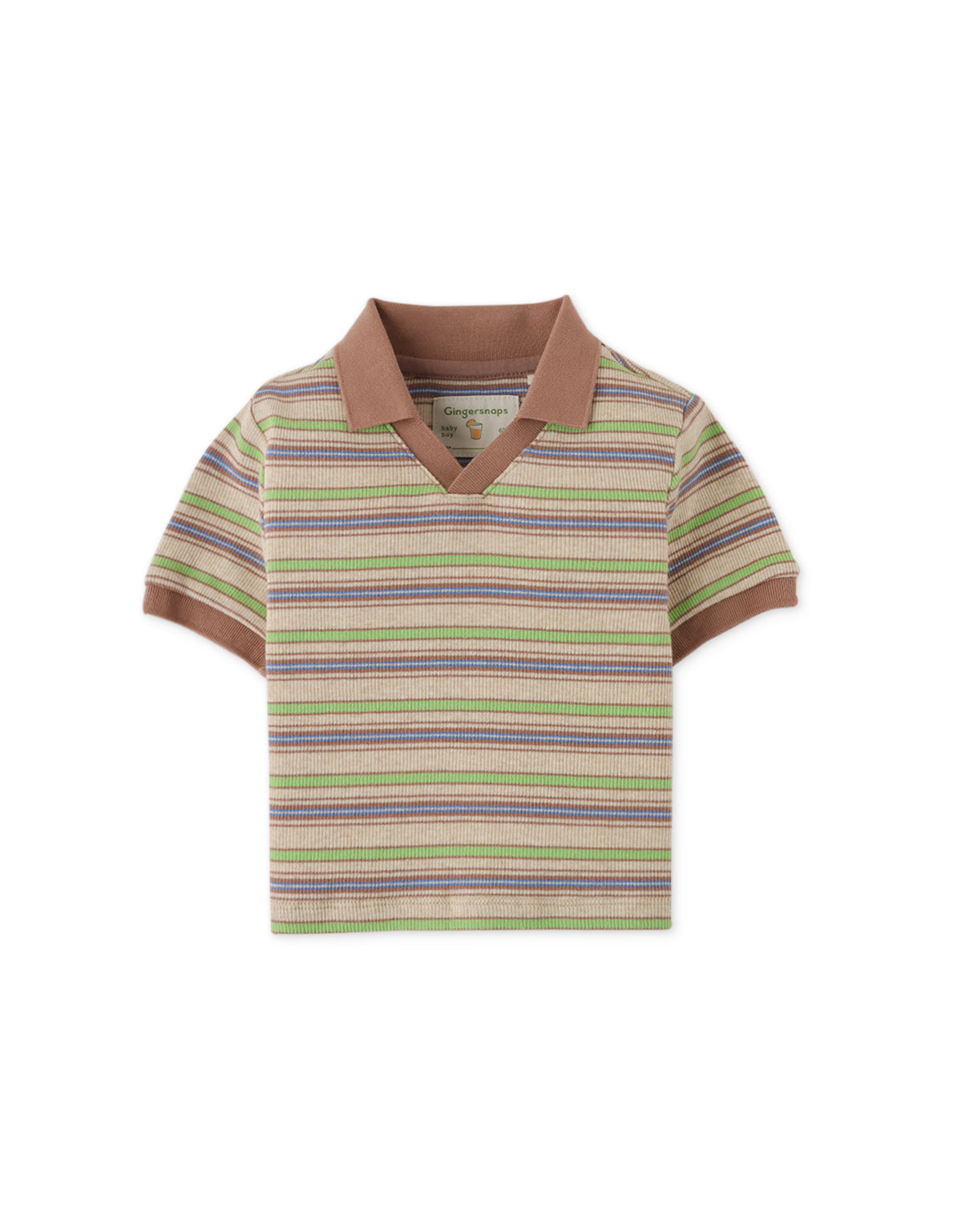 BABY BOYS RETRO STRIPES POLO SHIRT