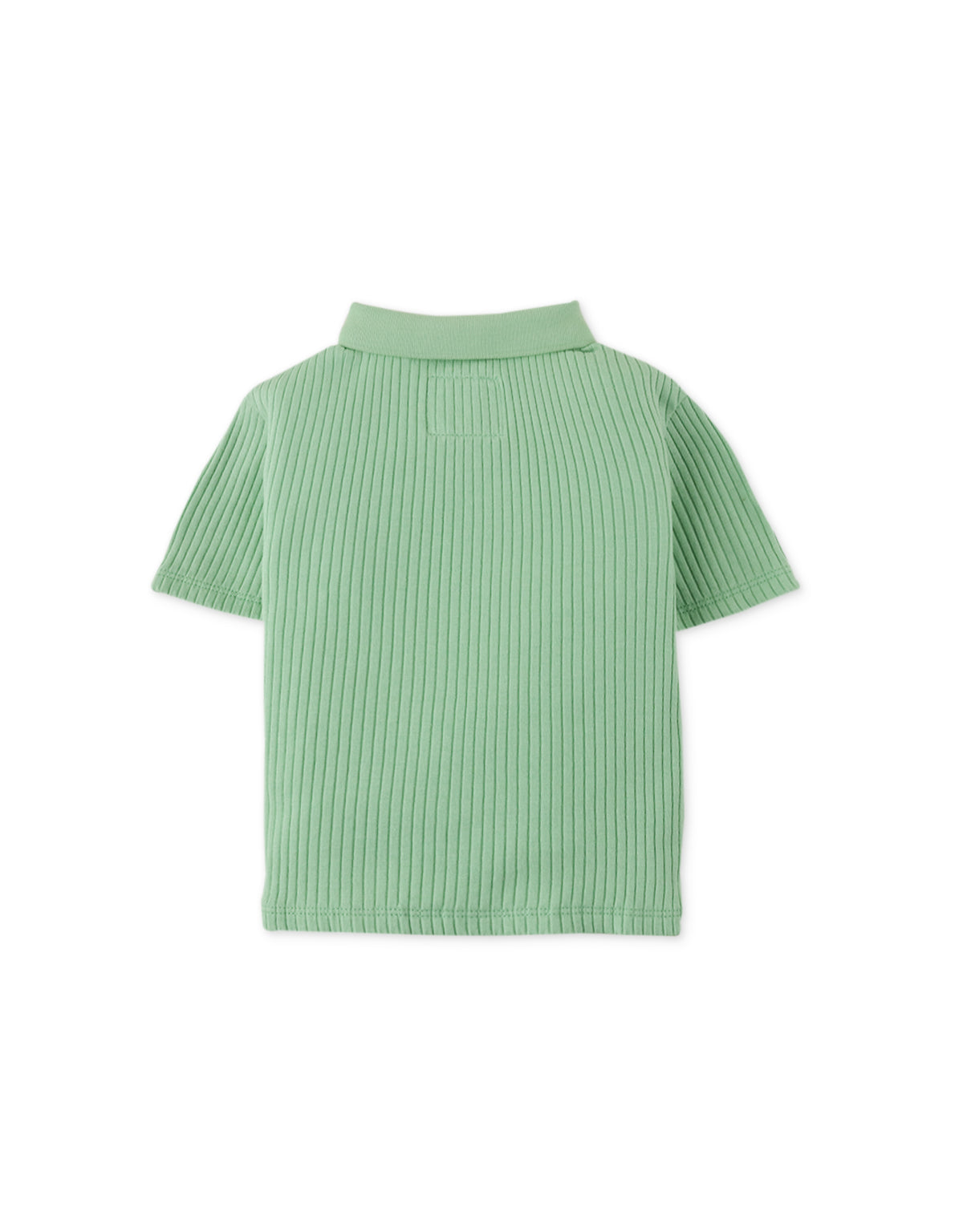 BABY BOYS RIB COLLAR BABY POLO SHIRT