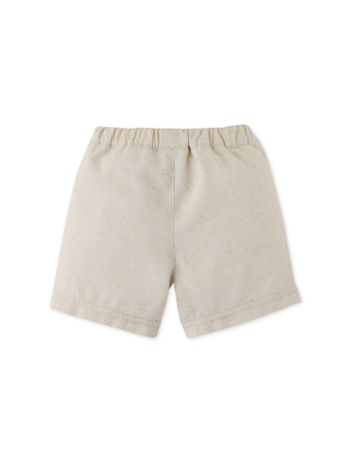 BABY BOYS LINEN PULL-ON DRAWSTRING SHORTS