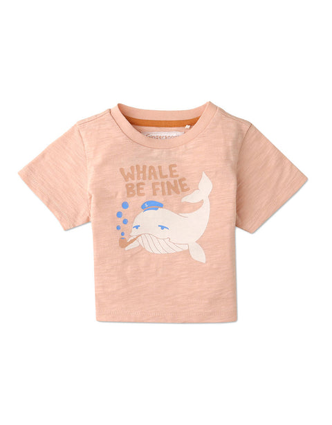 BABY BOYS WHALE GRAPHIC TEE