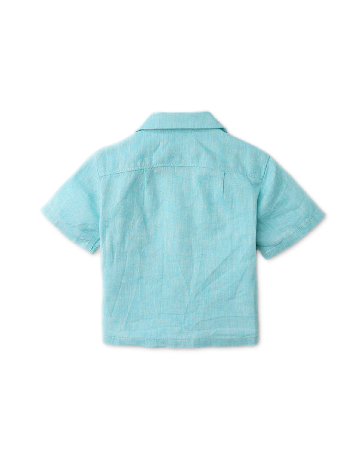 BABY BOYS EMBROIDERED CUBANO SHIRT