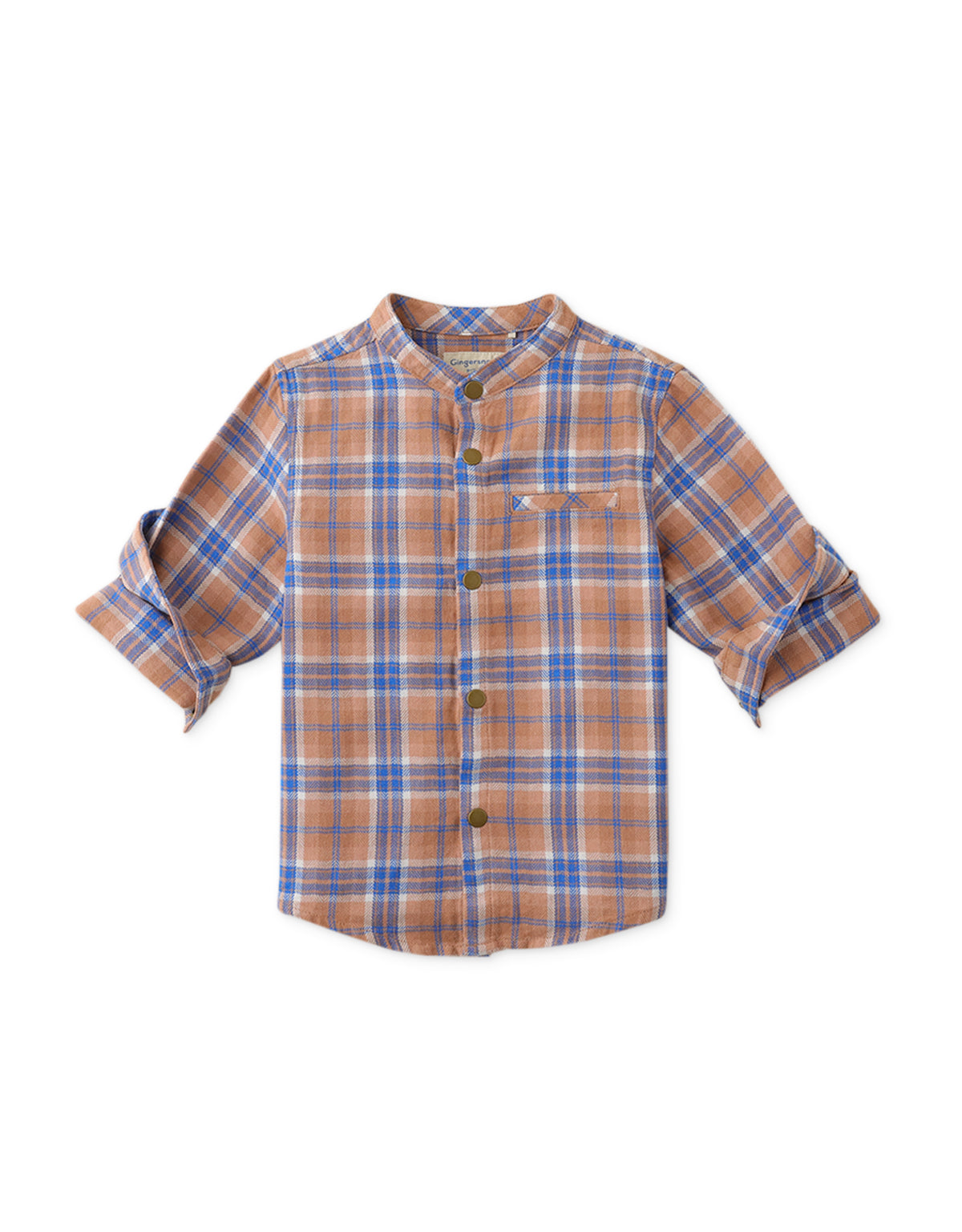 BABY BOYS CHECKS FLANNEL SHIRT