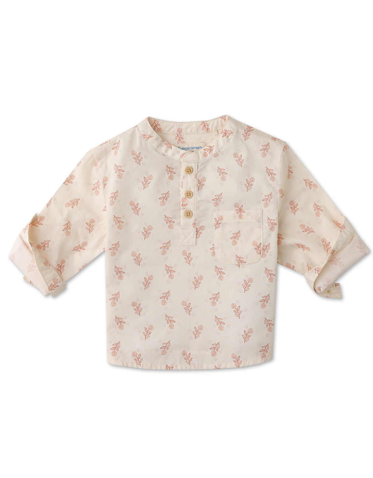 BABY BOYS BLOSSOMS POP OVER SHIRT