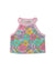 BABY GIRLS FLOWER PRINT HALTER TOP AND SHORTS SET