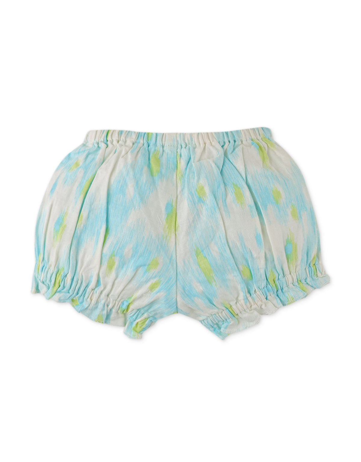 BABY GIRLS IKAT PRINT BLOOMERS WITH TIES