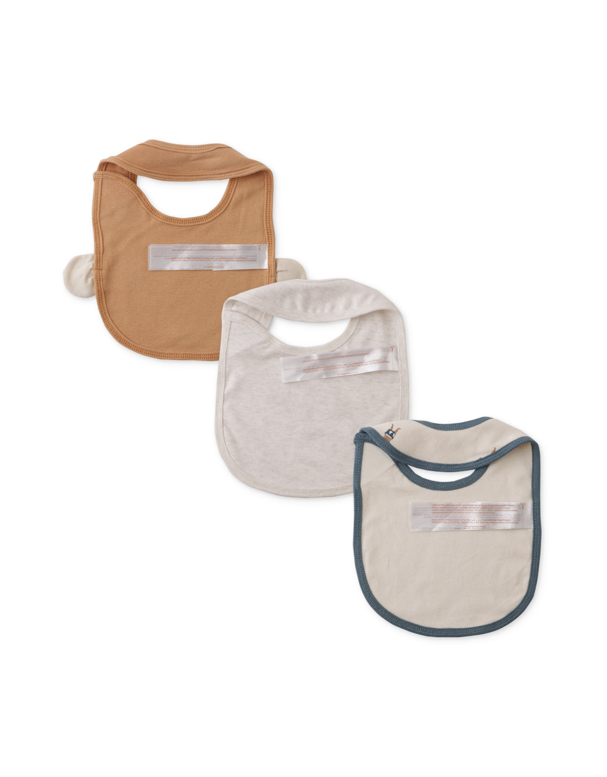 3-PC MONKEY BIB SET