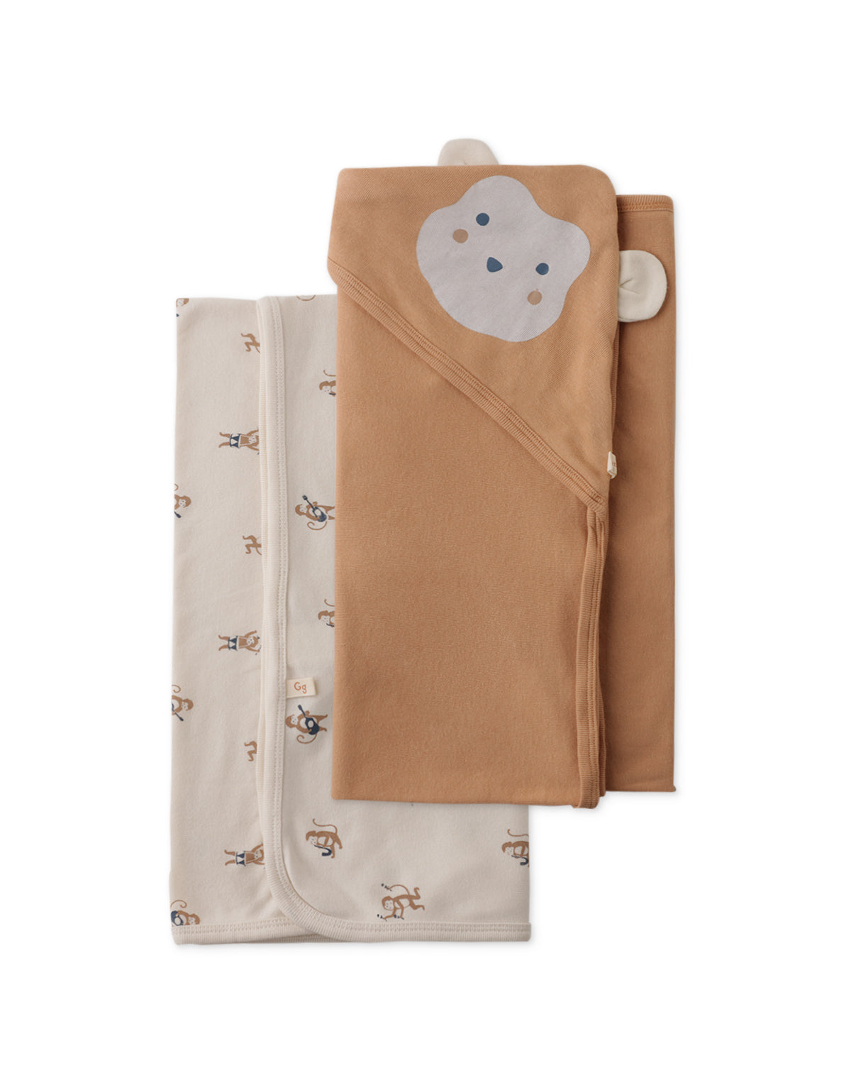 2-PC MONKEY BLANKET SET