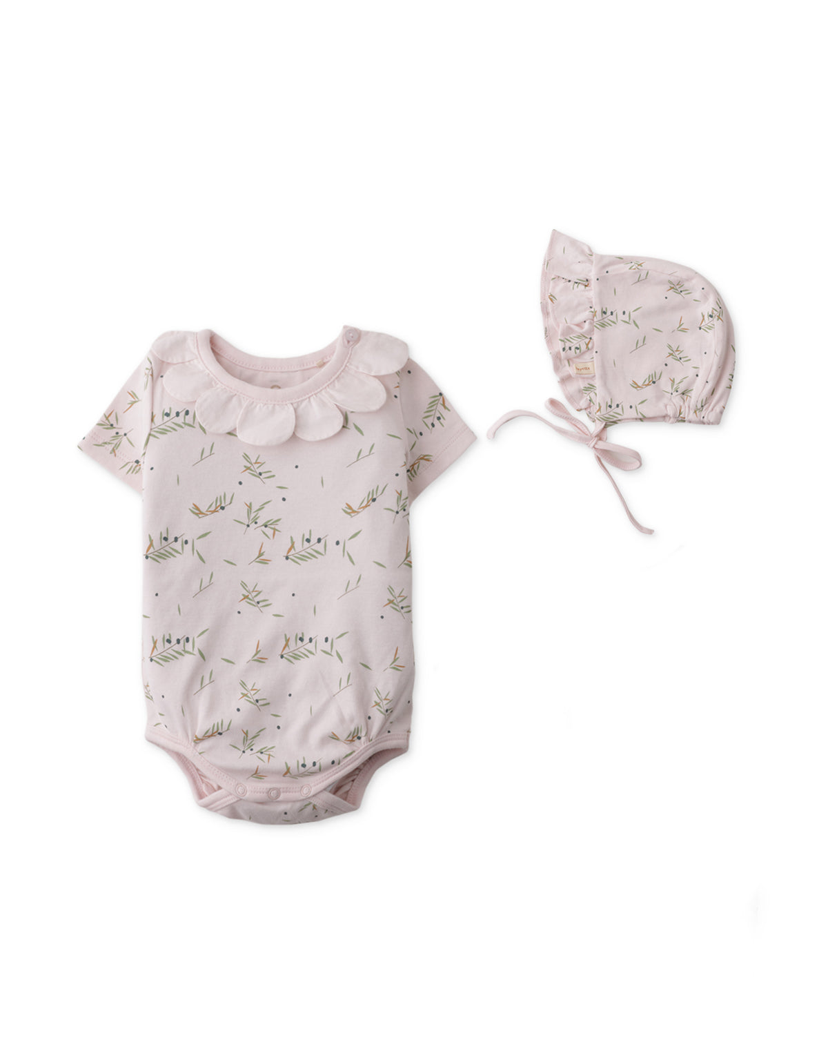 ONESIE AND BONNET SET