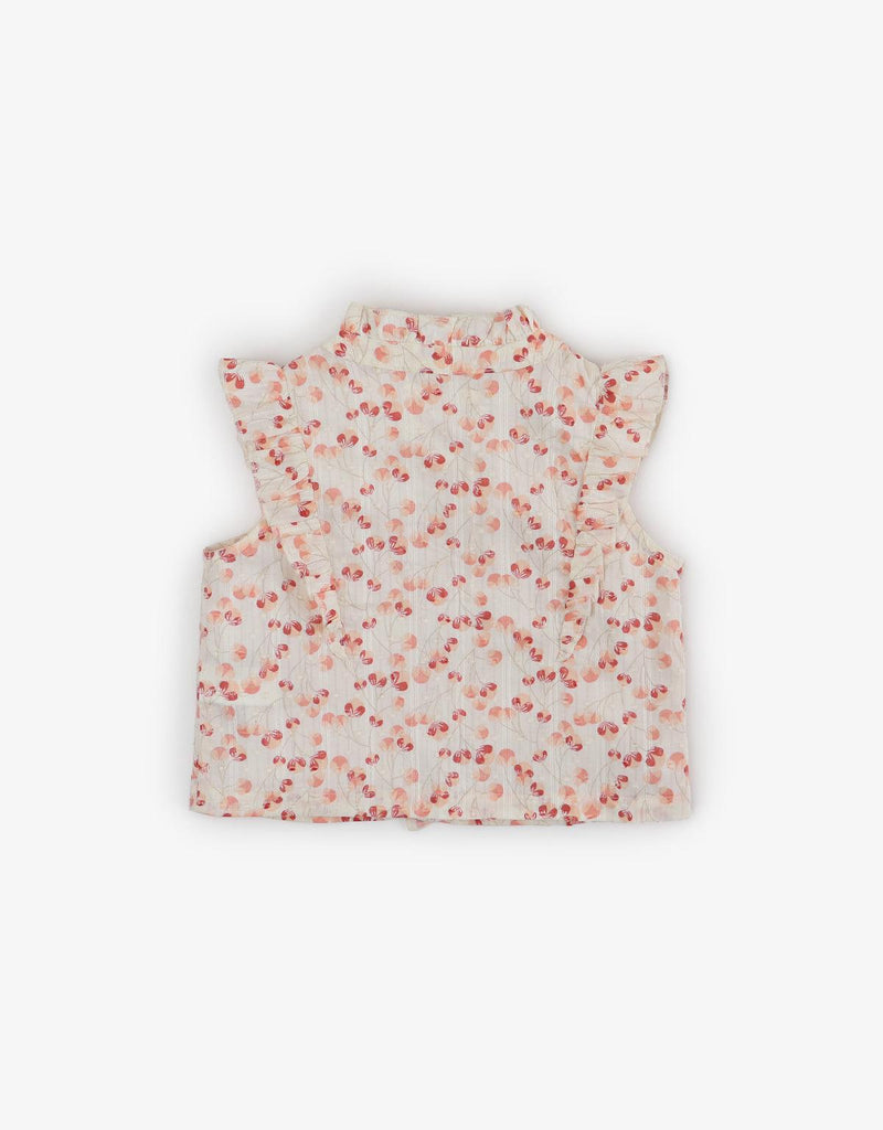 GIRLS FLORAL RUFFLE BLOUSE - gingersnaps | Shop Kids & Children's clothing online at gingersnaps.com.ph