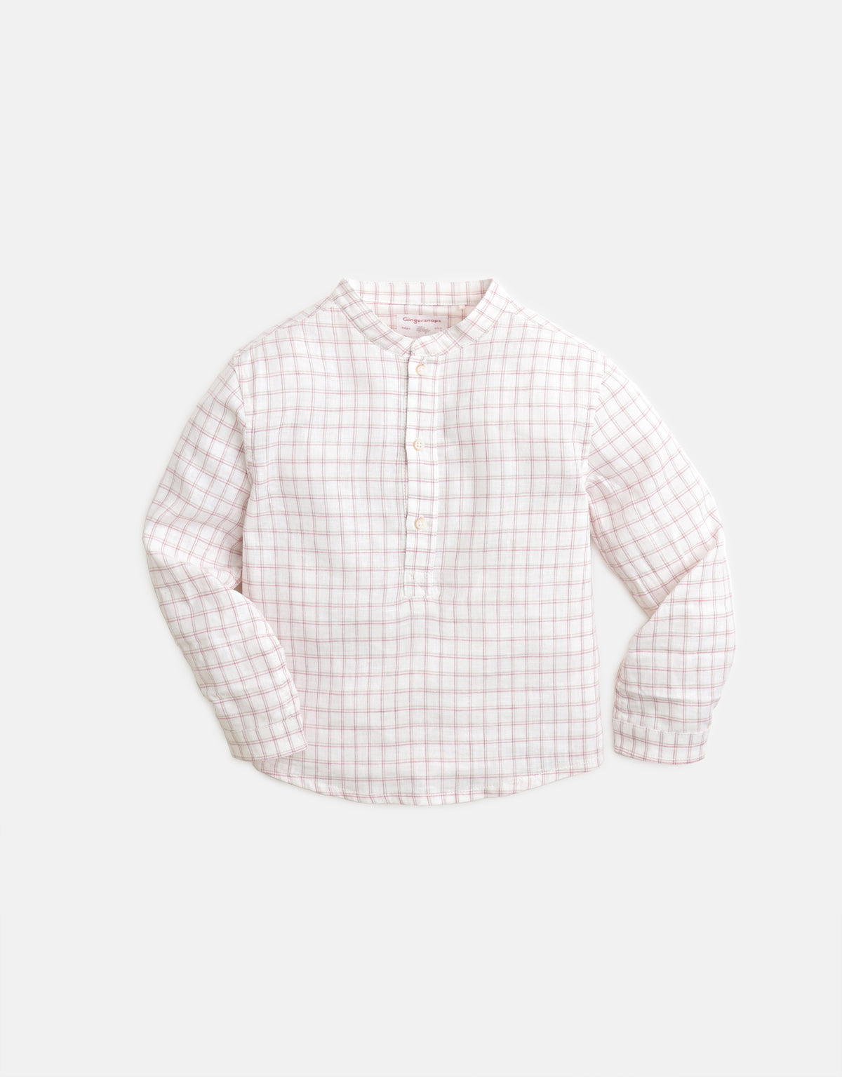 BOYS SMALL GRIDS KURTA SHIRT