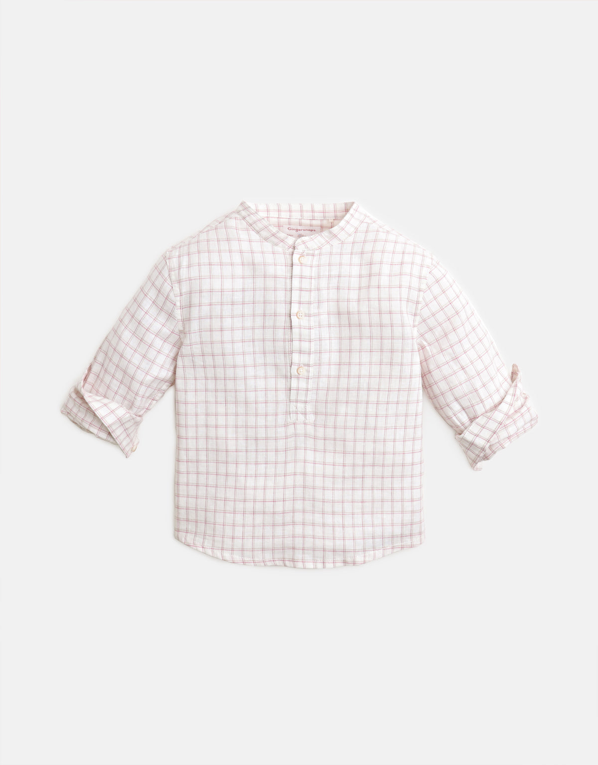 BOYS SMALL GRIDS KURTA SHIRT