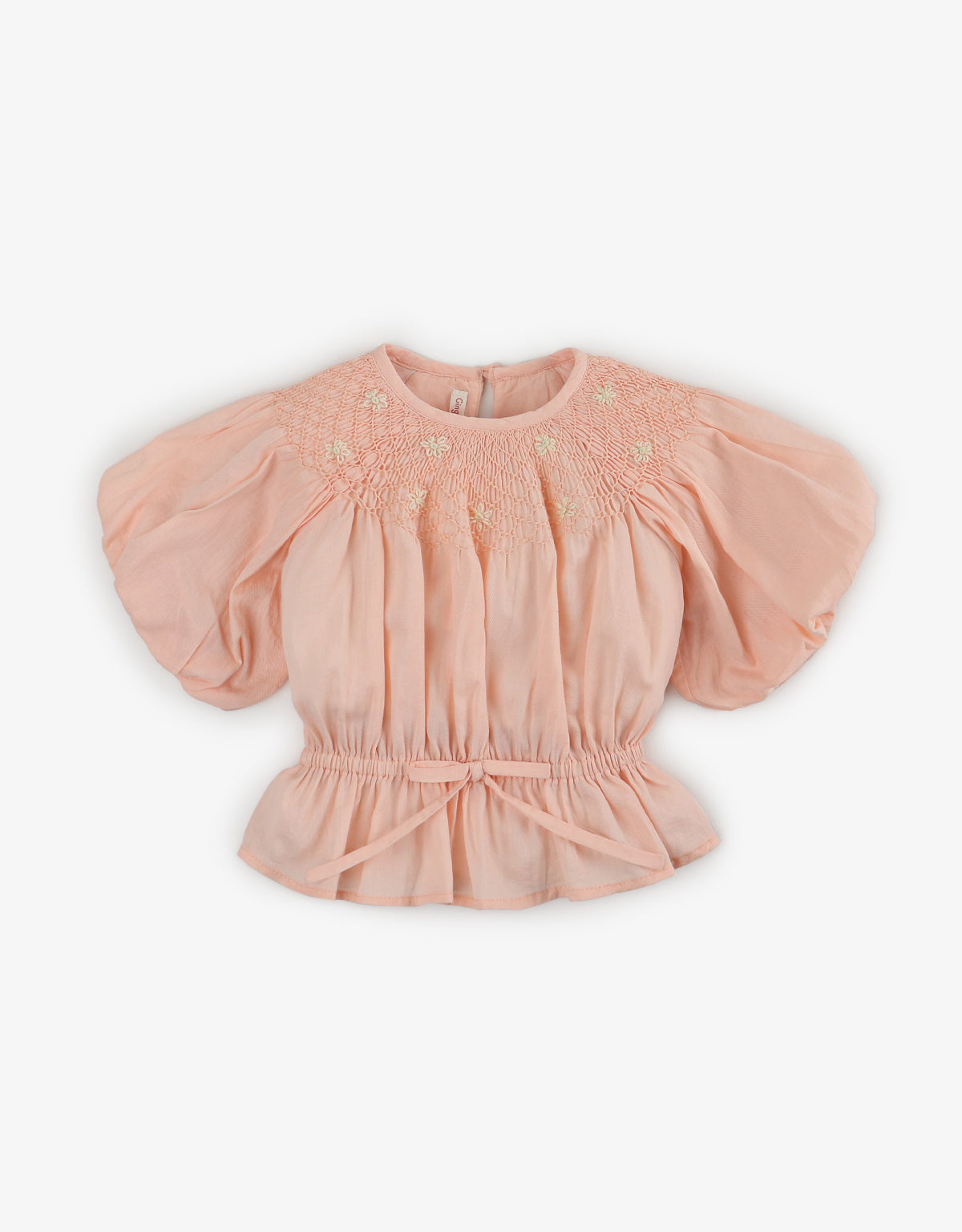 GIRLS SMOCKED PEPLUM TOP - gingersnaps | Shop Kids & Children's clothing online at gingersnaps.com.ph