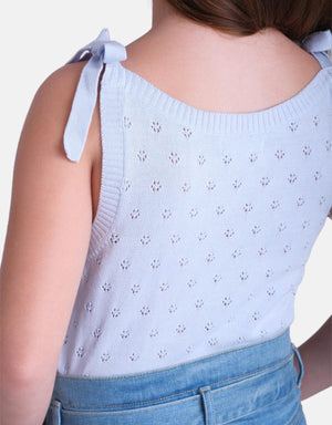 GIRLS POINTELLE KNIT TANK - gingersnaps | Shop Kids & Children's clothing online at gingersnaps.com.ph