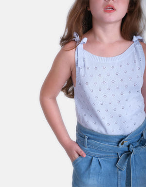 GIRLS POINTELLE KNIT TANK - gingersnaps | Shop Kids & Children's clothing online at gingersnaps.com.ph